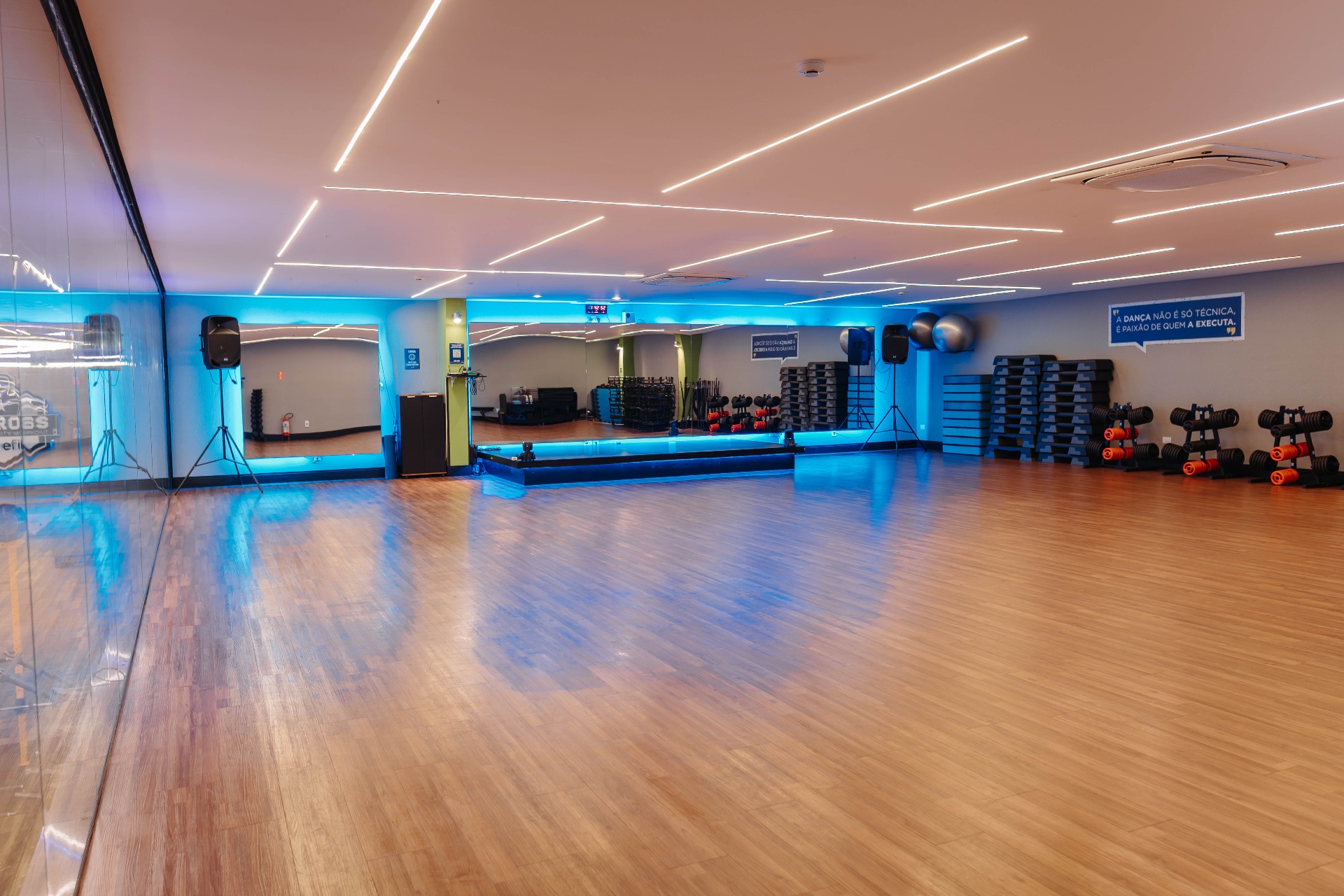 Sala de aulas coletivas